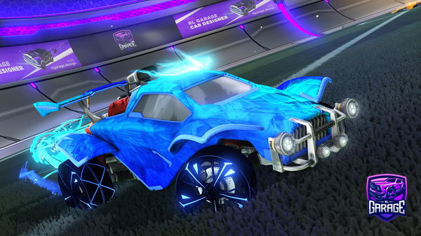 A Rocket League car design from Skywalker7948