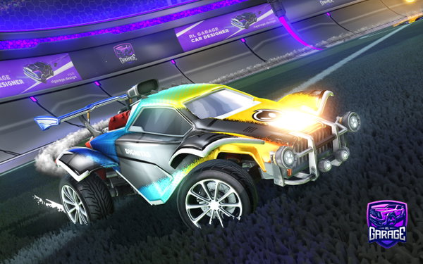A Rocket League car design from SaterSaur