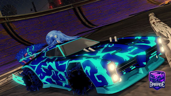 A Rocket League car design from -Goose-