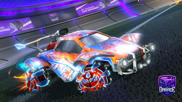 A Rocket League car design from 7xDrl