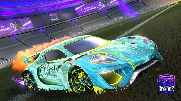 A Rocket League car design from BANANA165