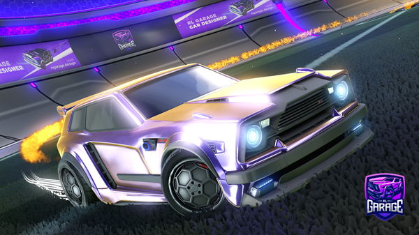 A Rocket League car design from LewanDOVasco
