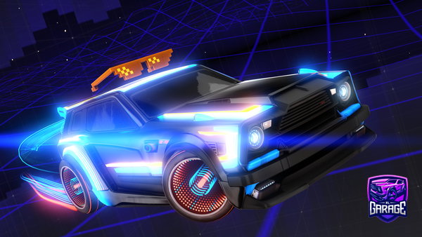 A Rocket League car design from freezy_yt