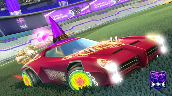 A Rocket League car design from zylladys