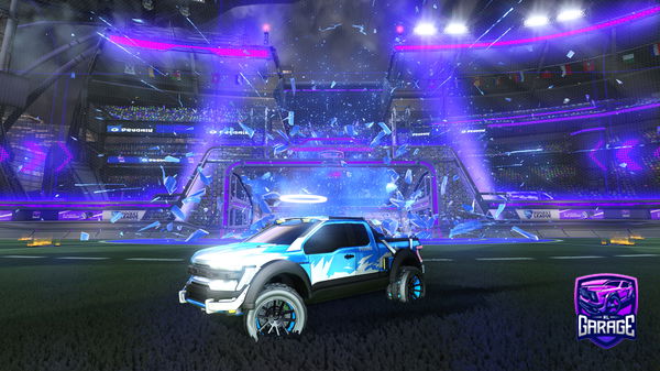 A Rocket League car design from PoggyPaulinylol