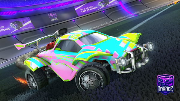 A Rocket League car design from Aisu_Beast