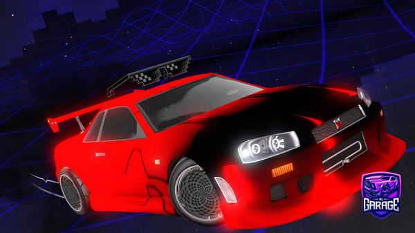 A Rocket League car design from MrKrabz21