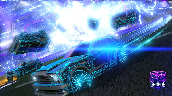 A Rocket League car design from Air_Azuro