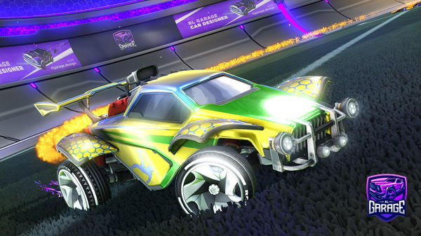 A Rocket League car design from Siryko_007