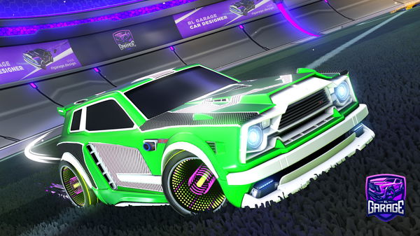 A Rocket League car design from RIZKID3Yt