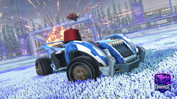 A Rocket League car design from Beanbobpoke