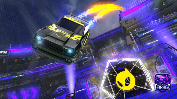 A Rocket League car design from WAWABEBAMOCHKI