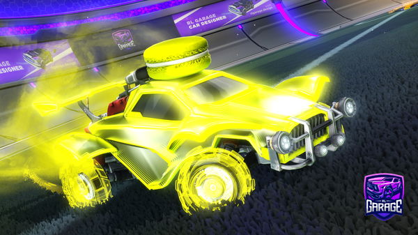 A Rocket League car design from AgentG5295