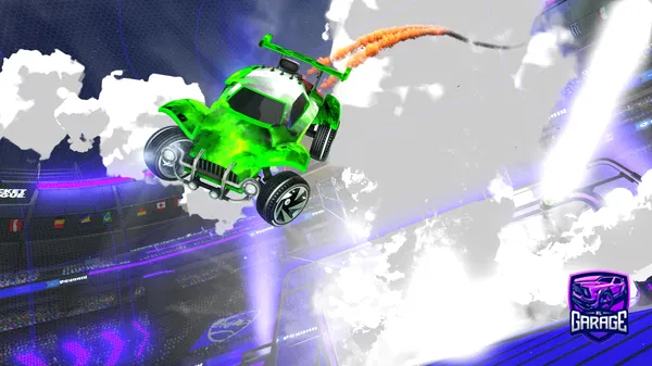 A Rocket League car design from Crazy_Cars