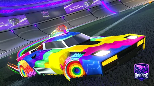 A Rocket League car design from DartAce91