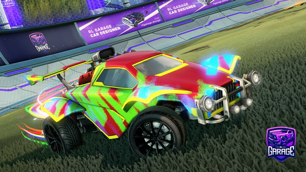 A Rocket League car design from Filetito09