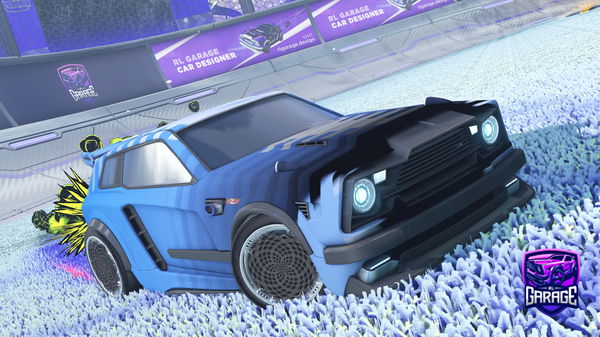 A Rocket League car design from kv1confia