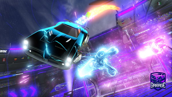 A Rocket League car design from Dinohead513