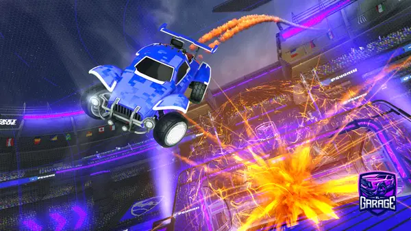 A Rocket League car design from Ironblast