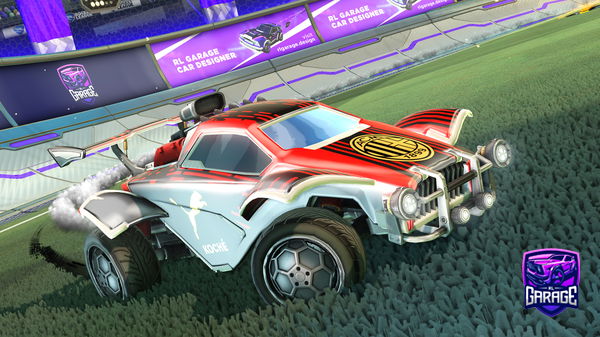 A Rocket League car design from boooooooiii