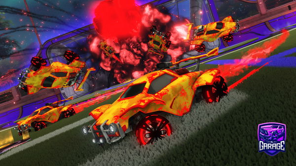 A Rocket League car design from GameManiaHD