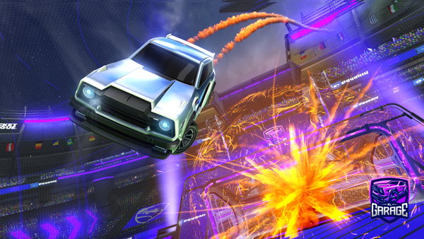 A Rocket League car design from DustyChannel827