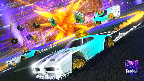 A Rocket League car design from Halo1014