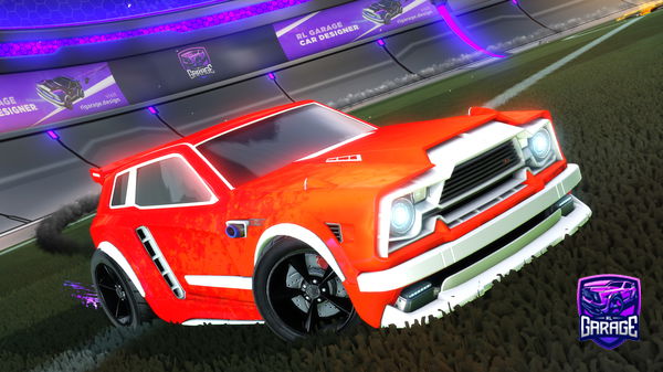 A Rocket League car design from Wbnoskill