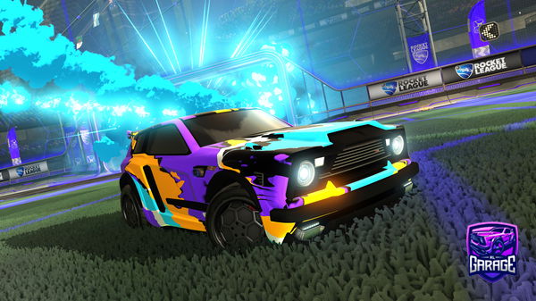 A Rocket League car design from Becanxz