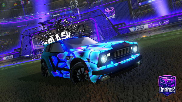 A Rocket League car design from BOBALOBAYOUS