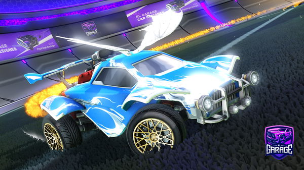 A Rocket League car design from NoodlezOG