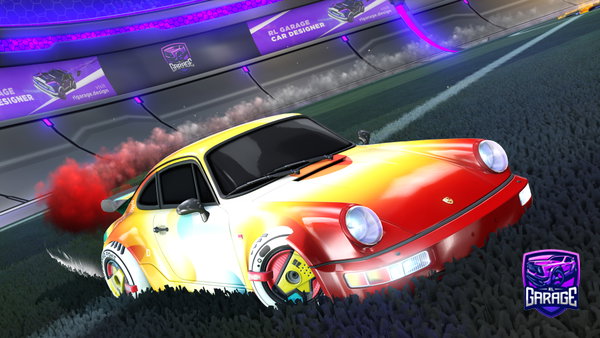 A Rocket League car design from Adrru_