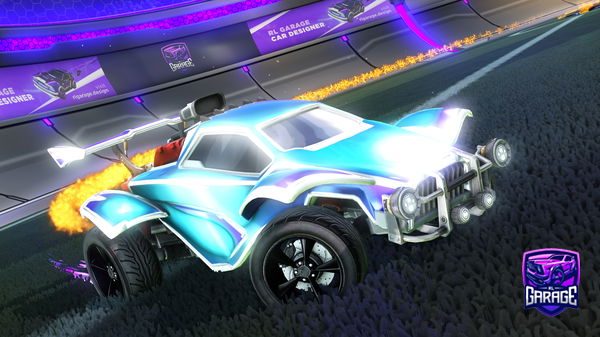 A Rocket League car design from dangerduck