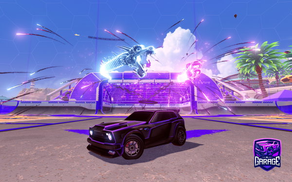 A Rocket League car design from Scoobyles