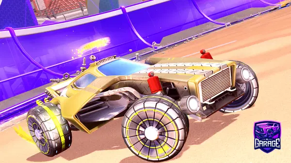 A Rocket League car design from abspielen