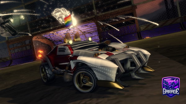 A Rocket League car design from wafflesthedragon