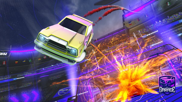 A Rocket League car design from MrGigaGamer