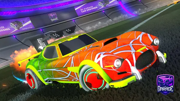 A Rocket League car design from KhiJ18
