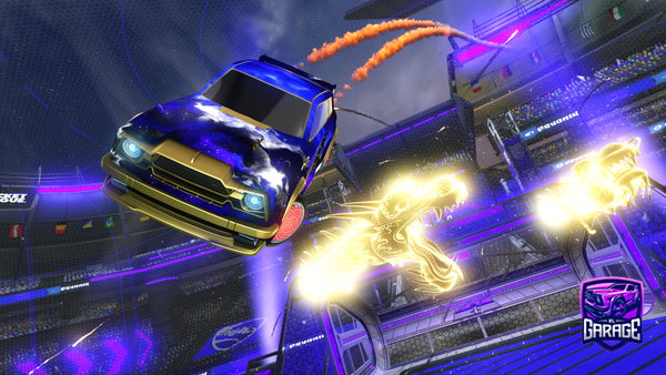 A Rocket League car design from zapperkonst
