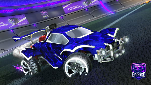 A Rocket League car design from iceytea
