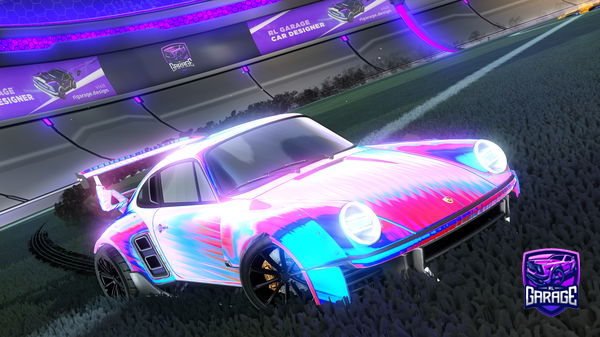 A Rocket League car design from Zachatacka