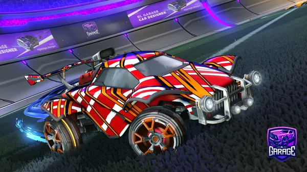 A Rocket League car design from TStriker07