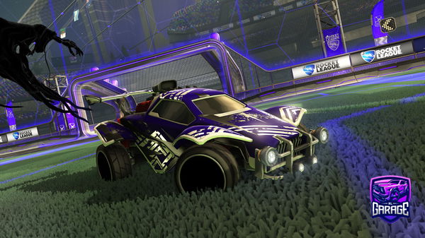 A Rocket League car design from Dogspider55