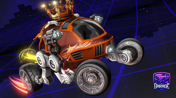 A Rocket League car design from N0D4T