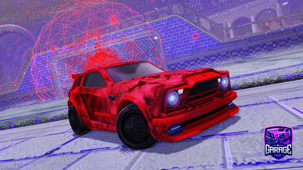 A Rocket League car design from Vibes_rl101