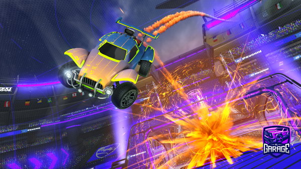 A Rocket League car design from MittKai91437