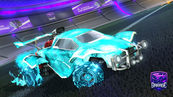 A Rocket League car design from TRA_X