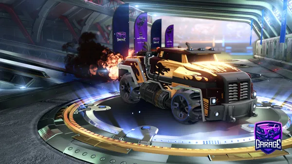 A Rocket League car design from boooooooiii