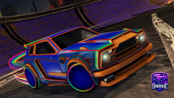 A Rocket League car design from BlazingViking
