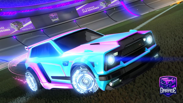 A Rocket League car design from intSyne